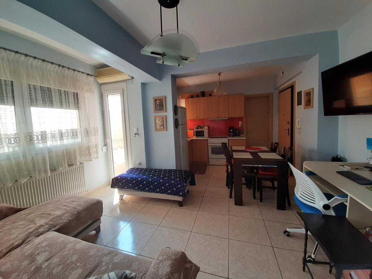 Apartemen 45 m² dengan 1 kamar tidur dan 1 kamar mandi pribadi di Kavala Bagian luar foto